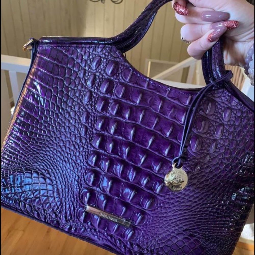SOLD***Brahmin small Elaine ultraviolet